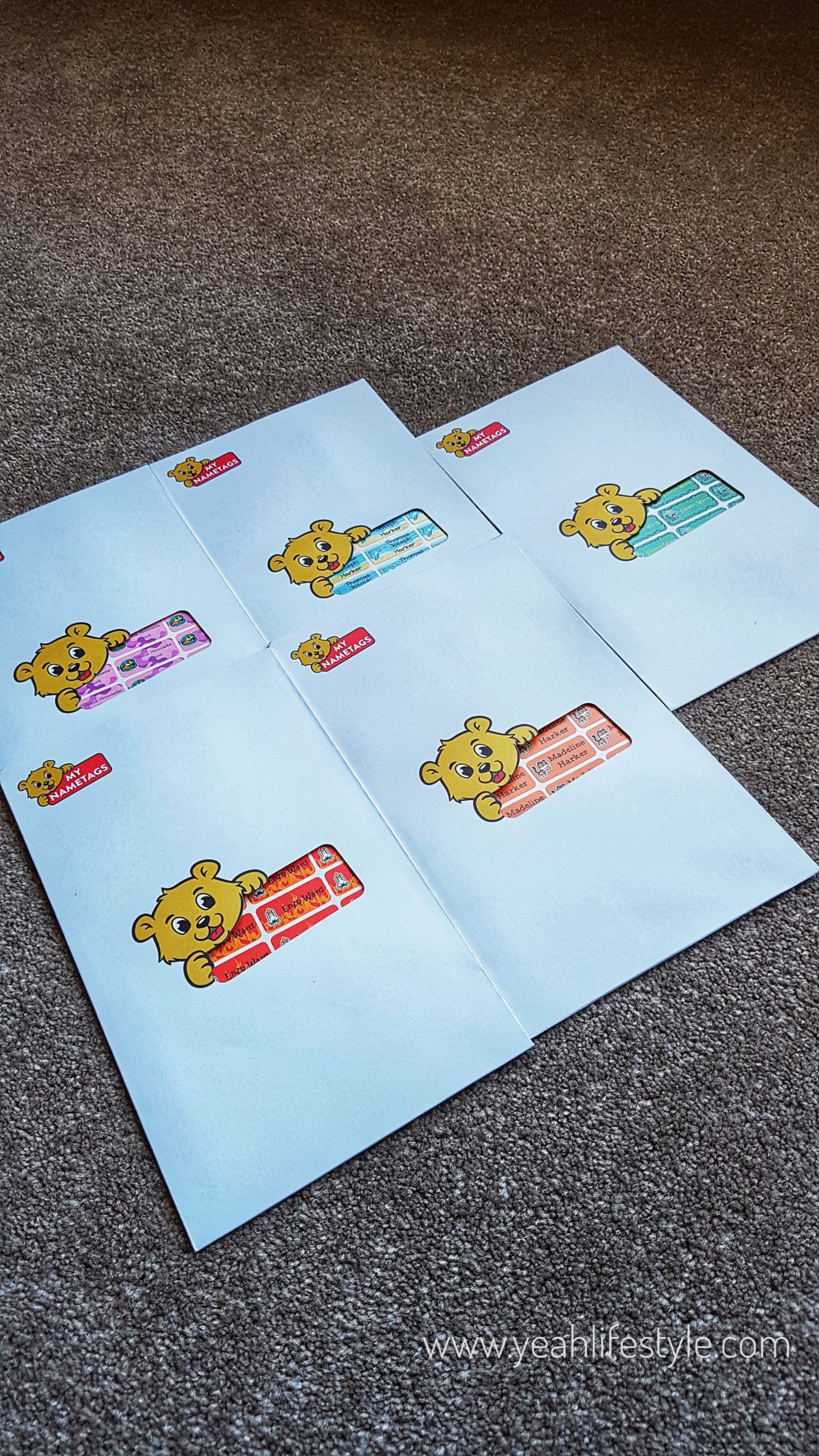 Win a set of My Nametags Coloured Stickers