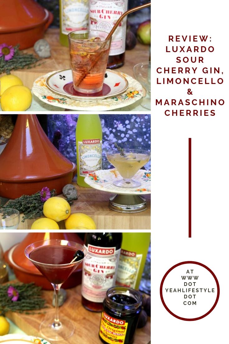 Review of Luxardo Sour Cherry Gin and Limoncello Liquor 
