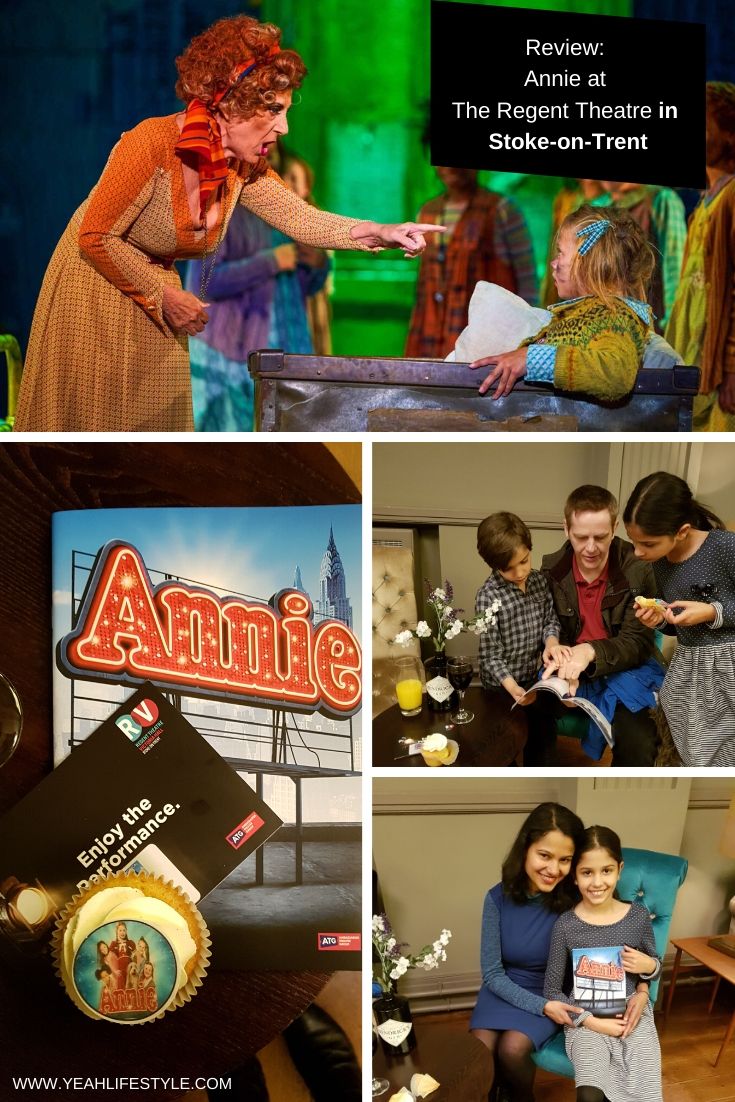 Review: Annie with Lesley Joseph playing Miss Hannigan at The Regent Theatre