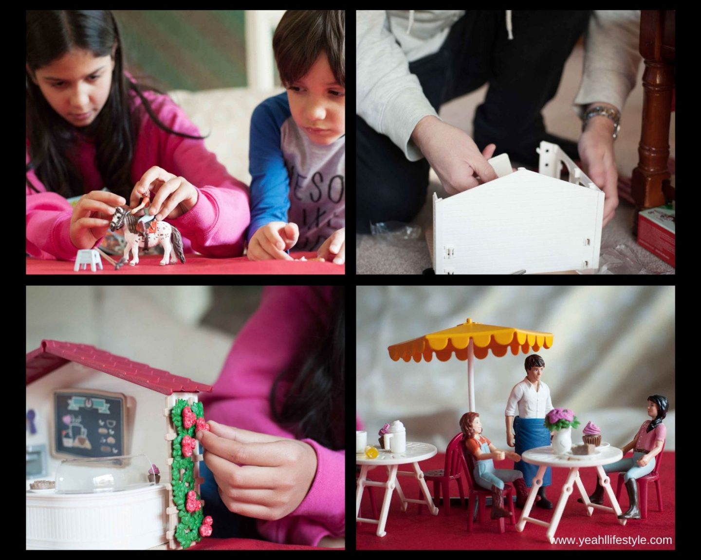 Children's Toy Review: Schleich Horse Club Rider Cafe and Mia & Spotty
