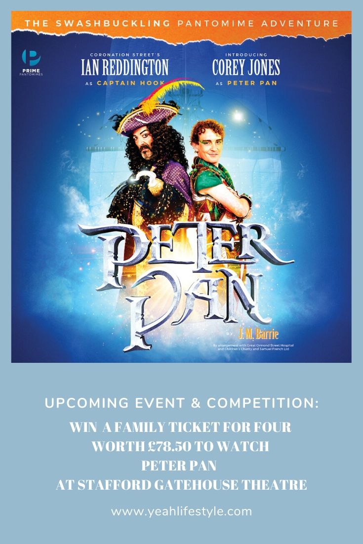 Win a family ticket to Peter Pan at Stafford Gatehouse Theatre