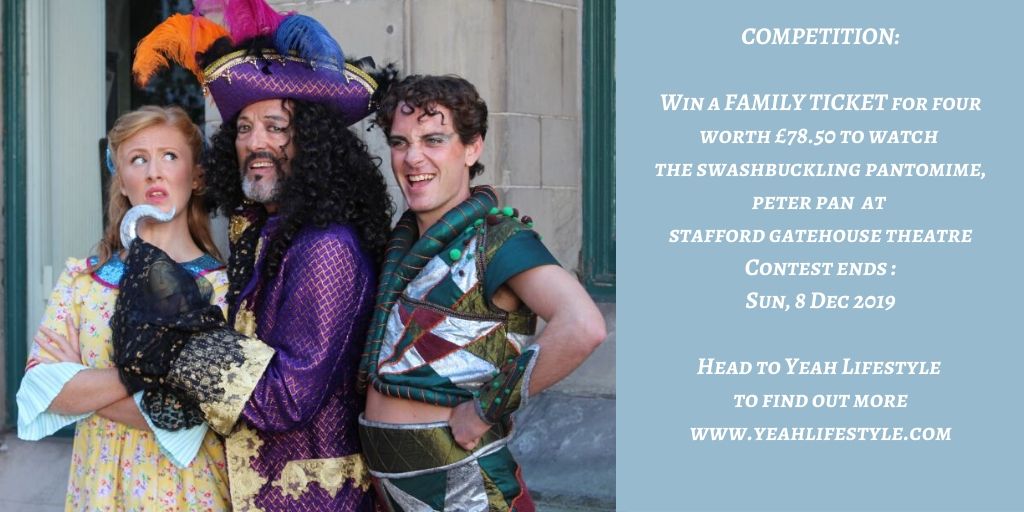 Win a family ticket to Peter Pan at Stafford Gatehouse Theatre