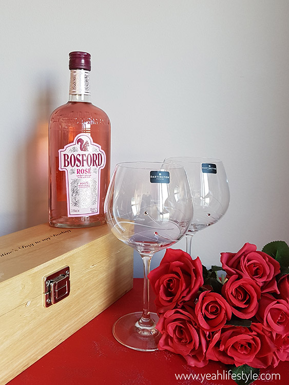 Valentine's Giveaway: Bosford Rosé Gin with Dartington Swarovski Glasses