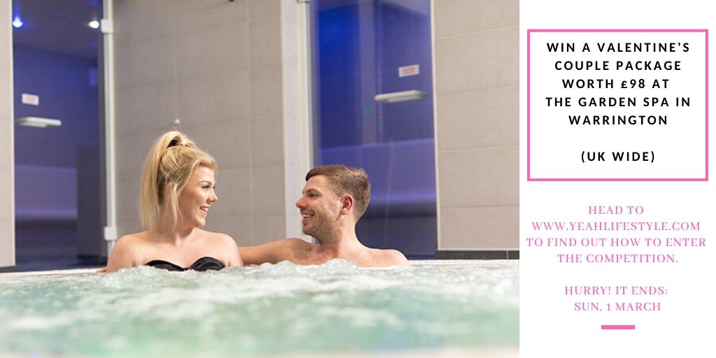 Win a Valentine's Couple Package Worth £98 at The Garden Spa in Warrington