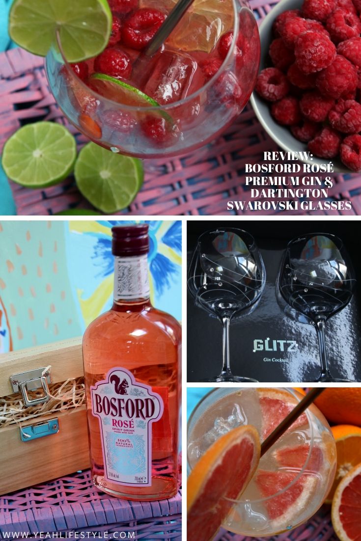 Review: Bosford Rosé Premium Gin & Dartington Swarovski Glasses