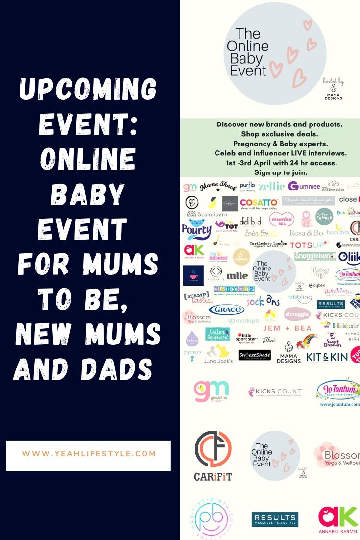 Upcoming Event: Online Baby Event for mums to be, new mums and dads