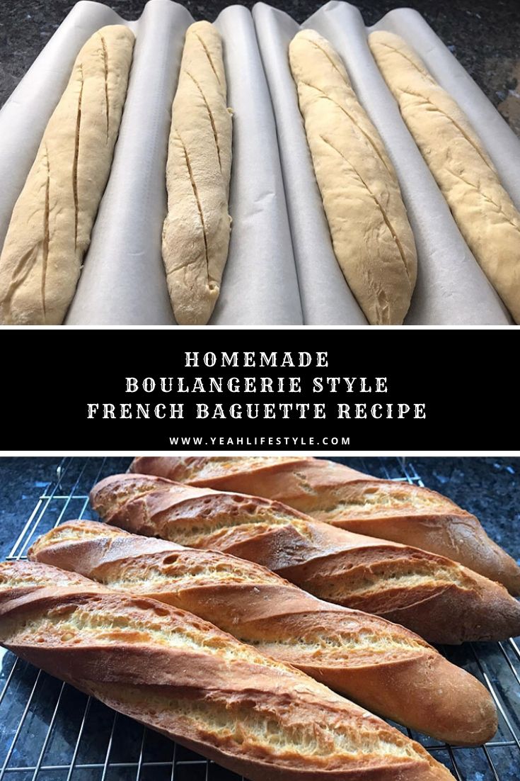 Homemade Boulangerie Style French Baguette Recipe 