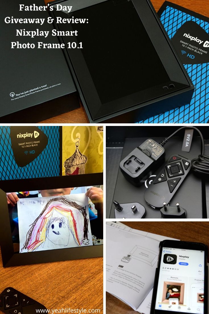 Father’s Day Giveaway & Review: Nixplay Smart Photo Frame 10.1
