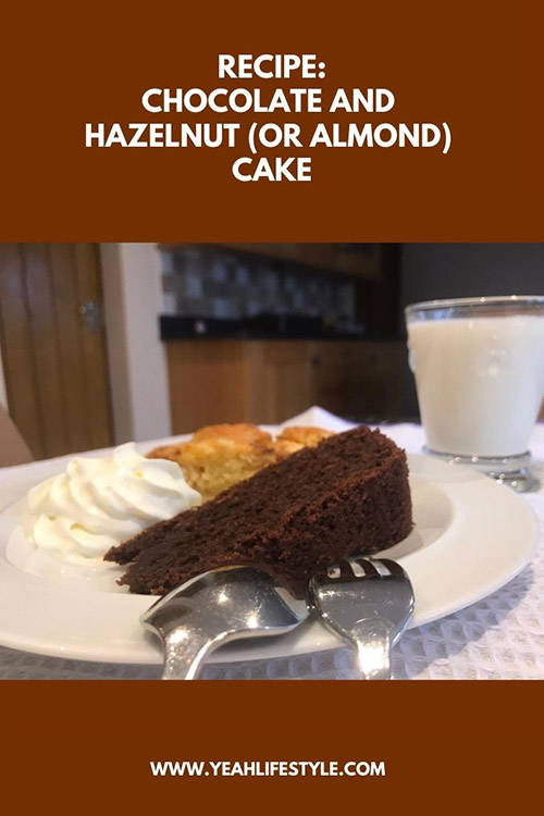 Chocolate and Hazelnut (or Almond) Cake Recipe