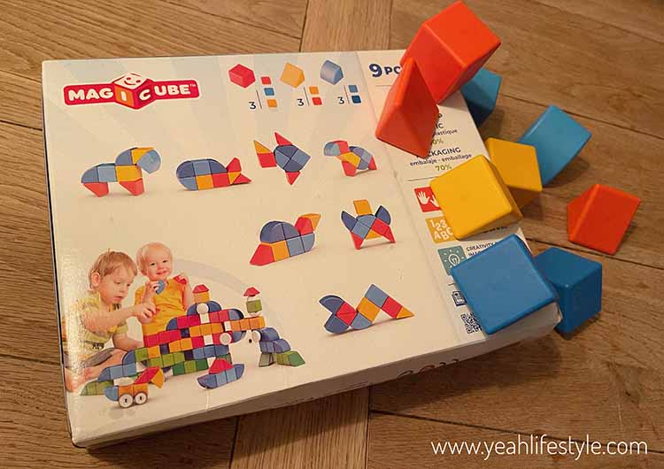 Review : Geomag Magicube 3 Shapes Recycled Animals 9