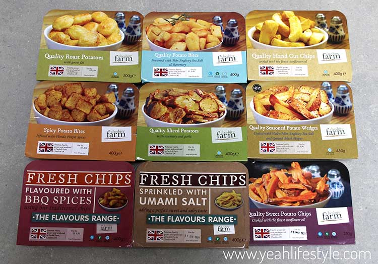 Food Review: Cheshire Farm Chips's Pre-prepared Potato Range