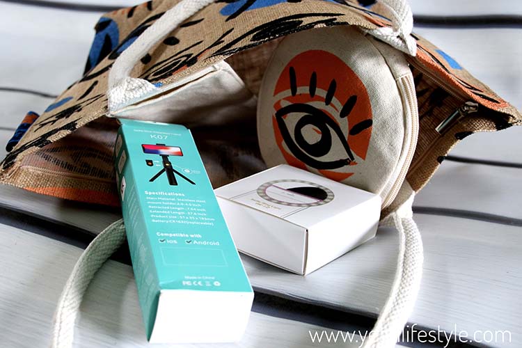 Review: Jute Selfie Bag from The Cotton Bag Co
