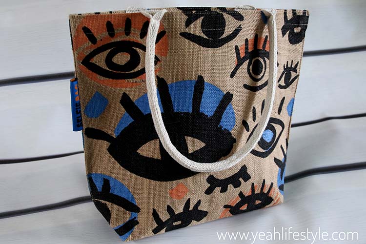 Review: Jute Selfie Bag from The Cotton Bag Co