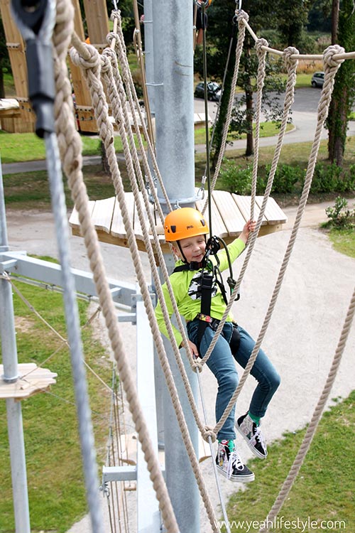 Family Day Out : Carden Park’s Vertigo Rope and Zip Line Adventure