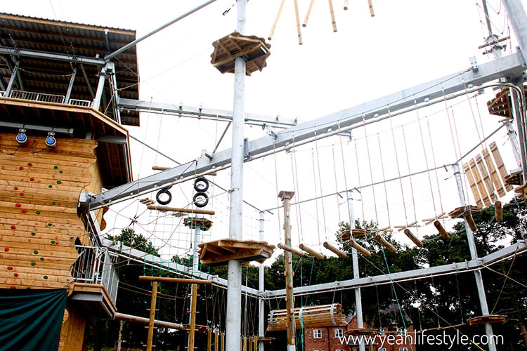 Family Day Out : Carden Park’s Vertigo Rope and Zip Line Adventure