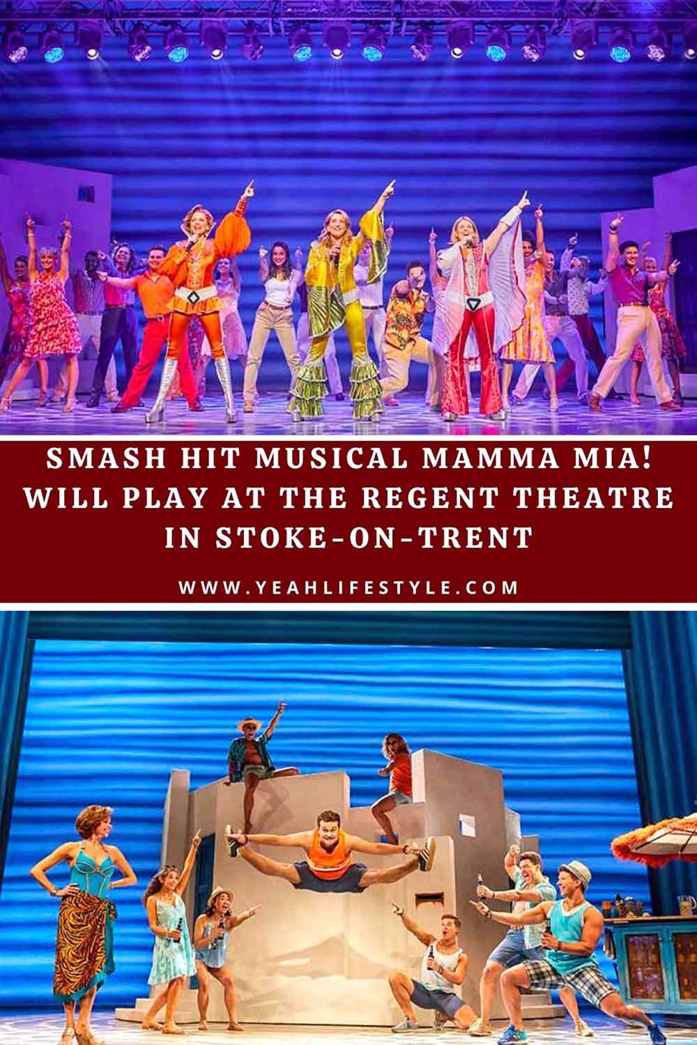 Smash Hit Musical MAMMA MIA! will play at The Regent Theatre in Stoke-on-Trent