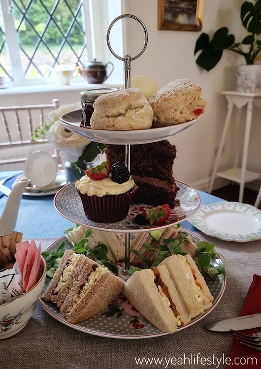 Afternoon Tea at Whitmore Tea Room in Newcastle-Under-Lyme, Staffordshire