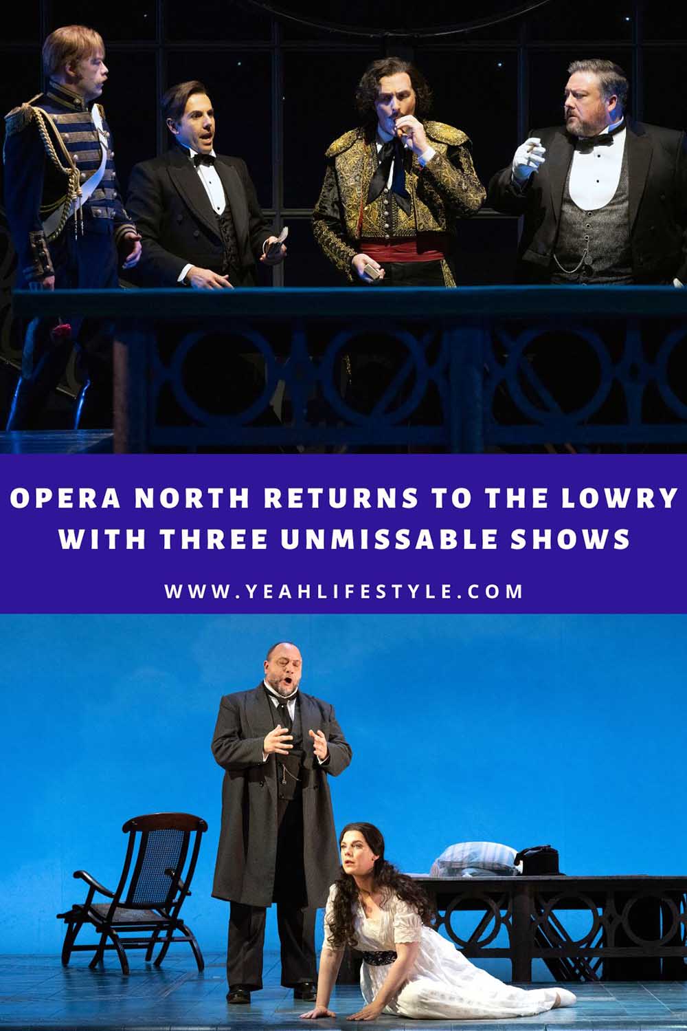 Collage of photos of La Traviata