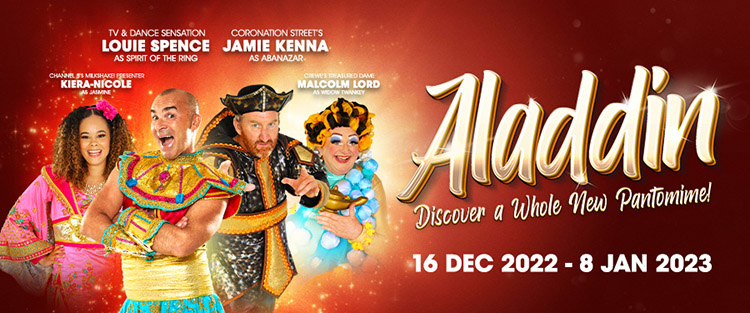 Cast of Aladdin Crewe Lyceum Theatre
