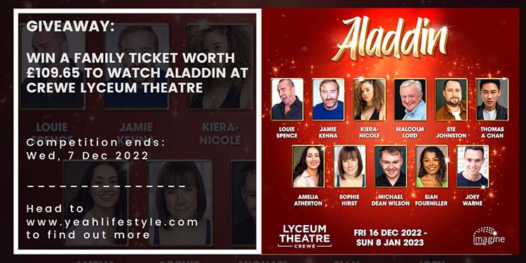 Competition details for Aladdin Crewe Lyceum Theatre