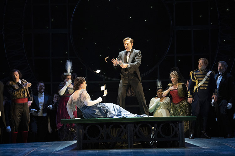 Cast from Opera North's La Traviata