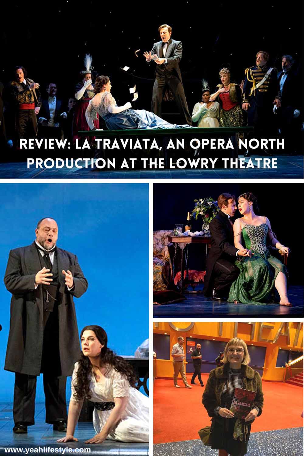 Collage Photos from Opera North's La Traviata