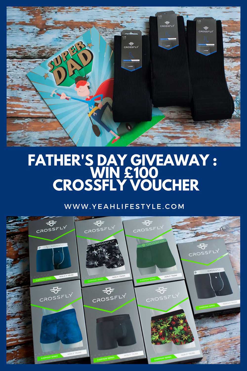 Father's Day Giveaway : Win £100 Crossfly Voucher