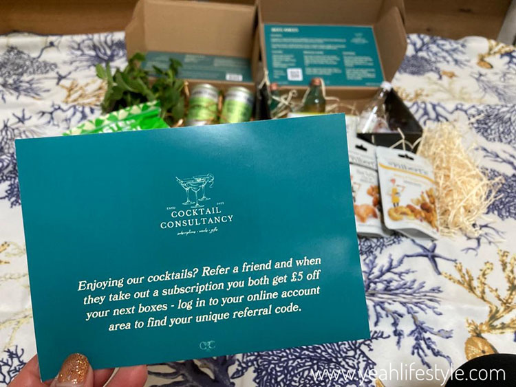 Cocktail Subscription Box from Cocktail Consultancy