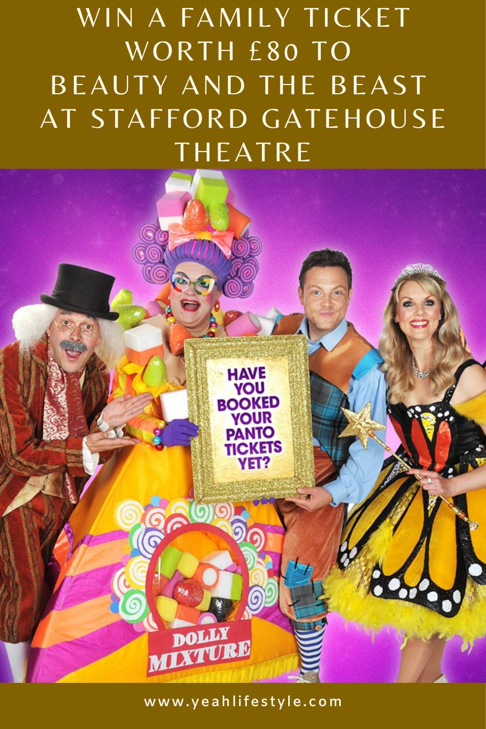 Cast of BEAUTY AND THE BEAST at Stafford Gatehouse