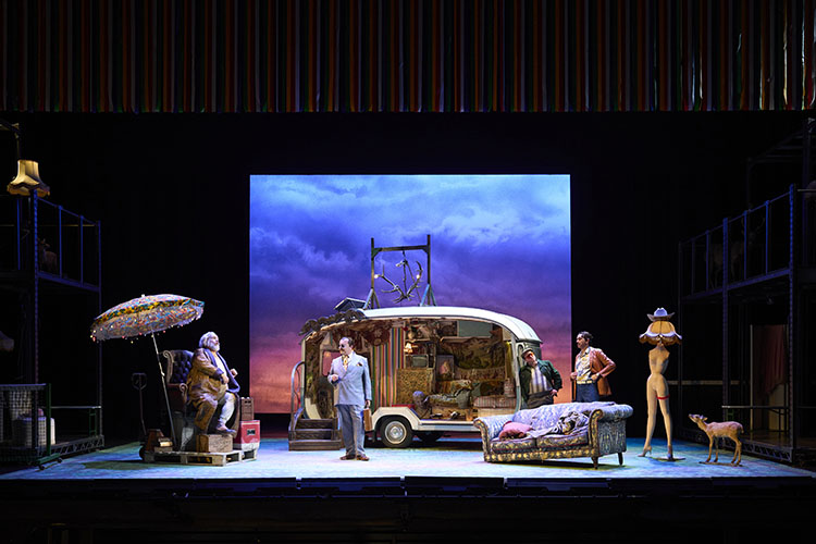Cast of Opera North's Verdi’s Falstaff
