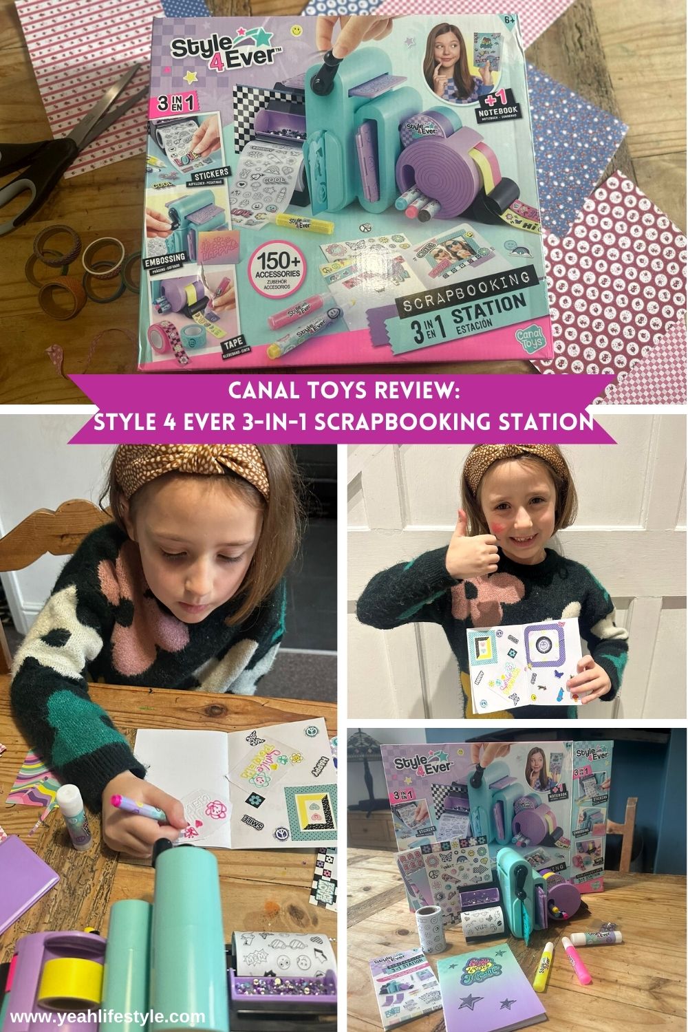 Canal Toys Review: Style 4 Ever 3-in-1 Scrapbooking Station