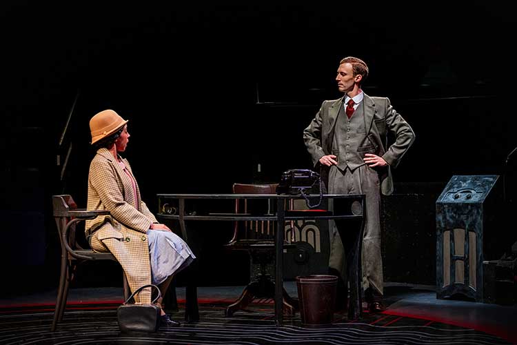 Cast of A Leap In The Dark at New Vic Theatre