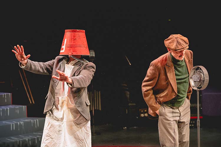 Cast of A Leap In The Dark at New Vic Theatre