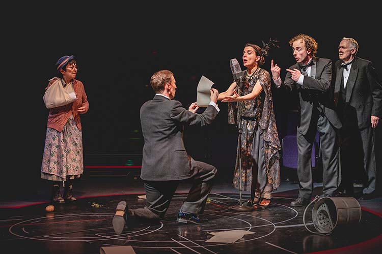 Cast of A Leap In The Dark at New Vic Theatre