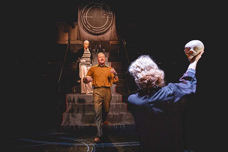 Cast of A Leap In The Dark at New Vic Theatre
