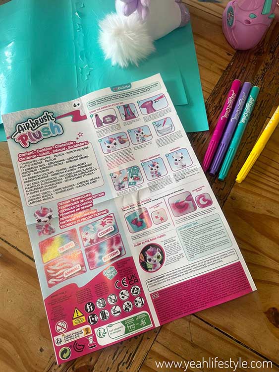 Toy Review: Airbrush Plush Magic Unicorn from Canal Toys