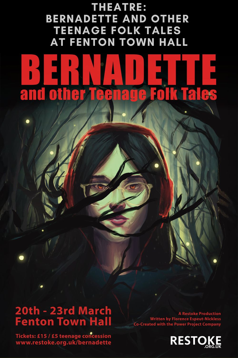 Bernadette and Other Teenage Folk Tales heads to Fenton Town Hall