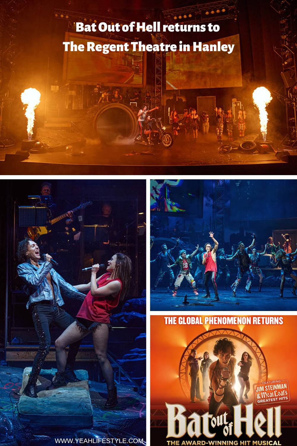 Bat Out of Hell Musical returns to The Regent Theatre in Hanley