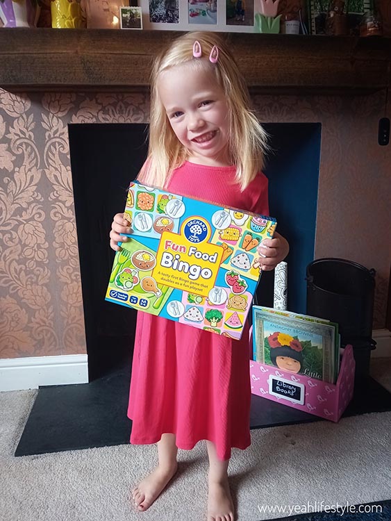 Children's Toy Review: Fun Food Bingo Game from Orchard Toys