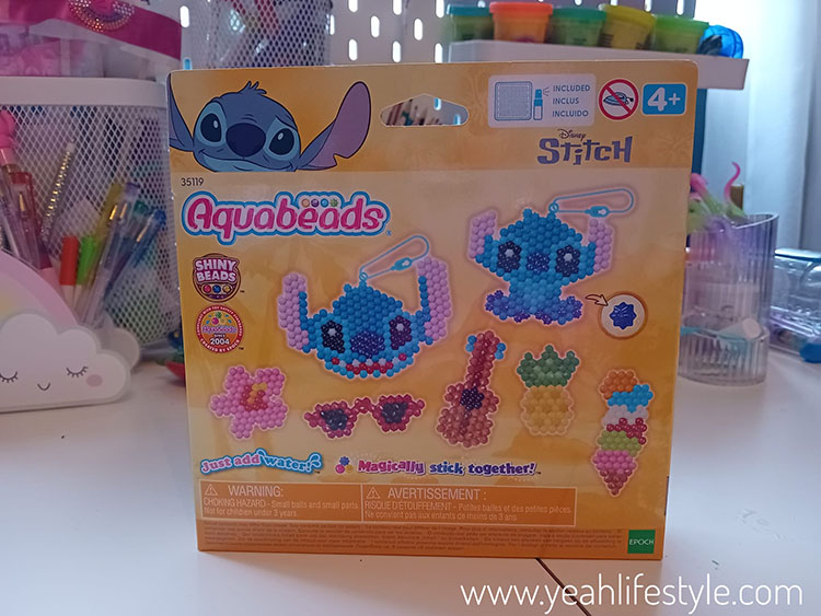 Children's Toy Review: Aquabeads Stitch Keychain Craft Kit