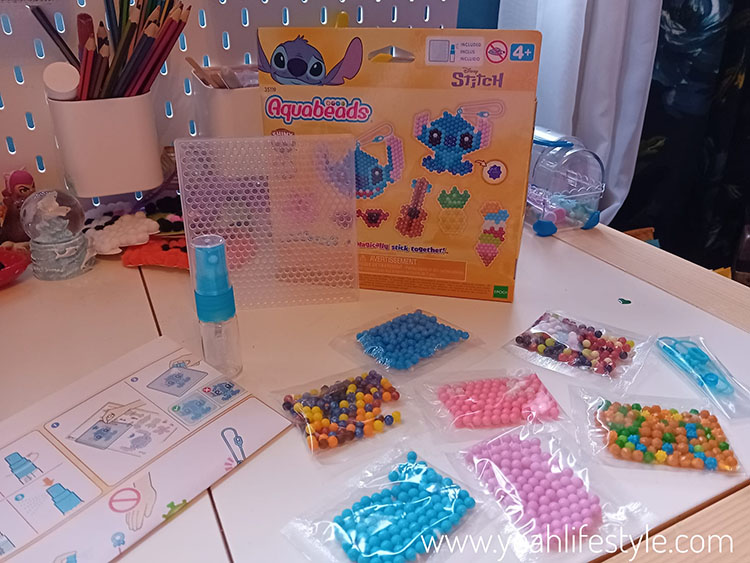 Children's Toy Review: Aquabeads Stitch Keychain Craft Kit