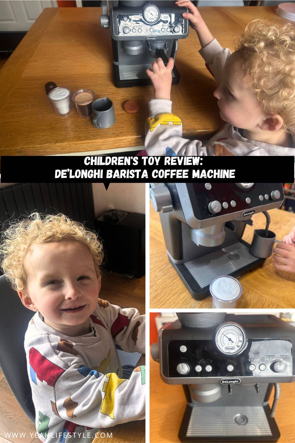 Children's Toy Review: De’Longhi Barista Coffee Machine