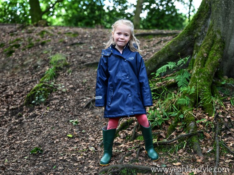 Back-to-School with a Muddy Puddles Jacket and Wellies