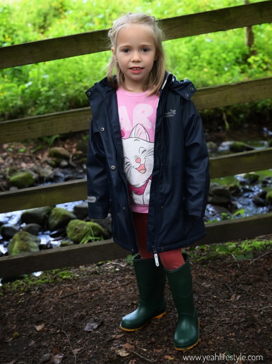 Back-to-School with a Muddy Puddles Jacket and Wellies