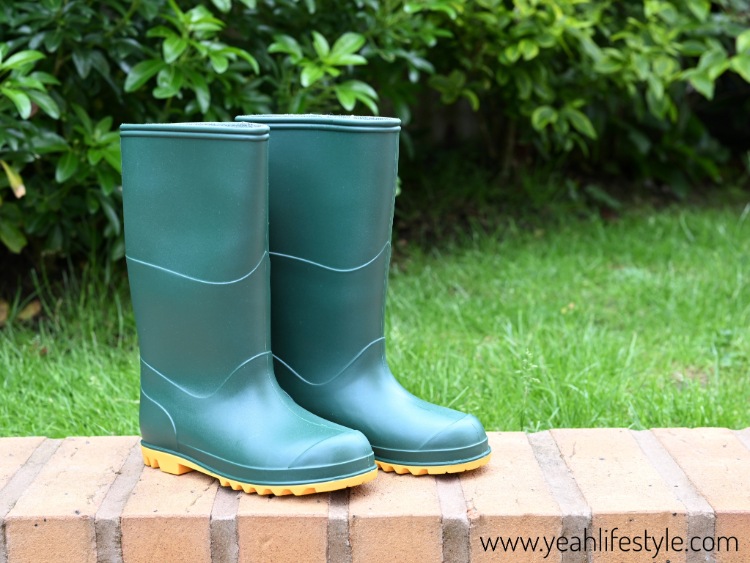 Back-to-School with a Muddy Puddles Jacket and Wellies
