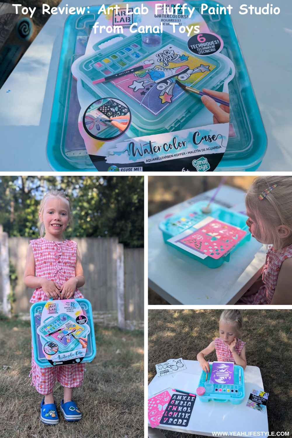 Toy Review: Art Lab Fluffy Paint Studio from Canal Toys