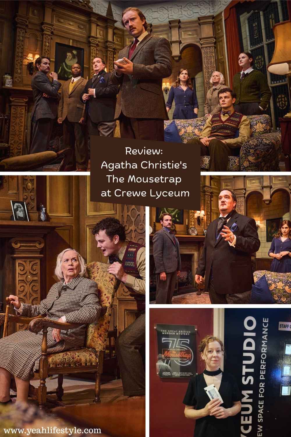Review: Agatha Christie's The Mousetrap at Crewe Lyceum